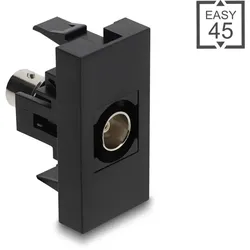 DELOCK Easy 45 Modul BNC Buchse zu BNC Buchse schwarz