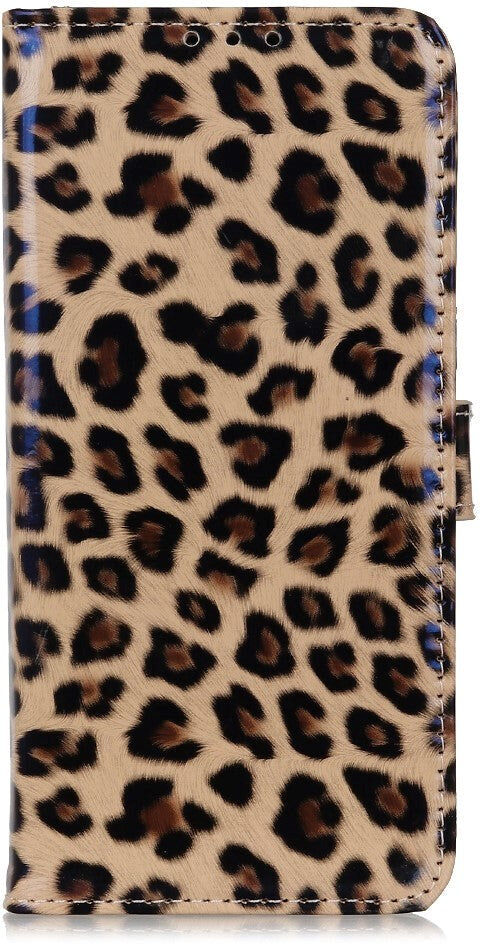 INCOVER Nokia 3.4 Læder Flip Cover m. Pung - Leopard