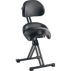 meychair Stehhilfe Futura AF-SR-Comfort-KL4, XXL, Sattelsitz & Rückenlehne, Kunstleder, 59-73cm