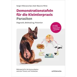 Demonstrationstafeln für die Kleintierpraxis Parasiten, Ratgeber von Sergio Villanueva Saz, Asier Basurco Pérez