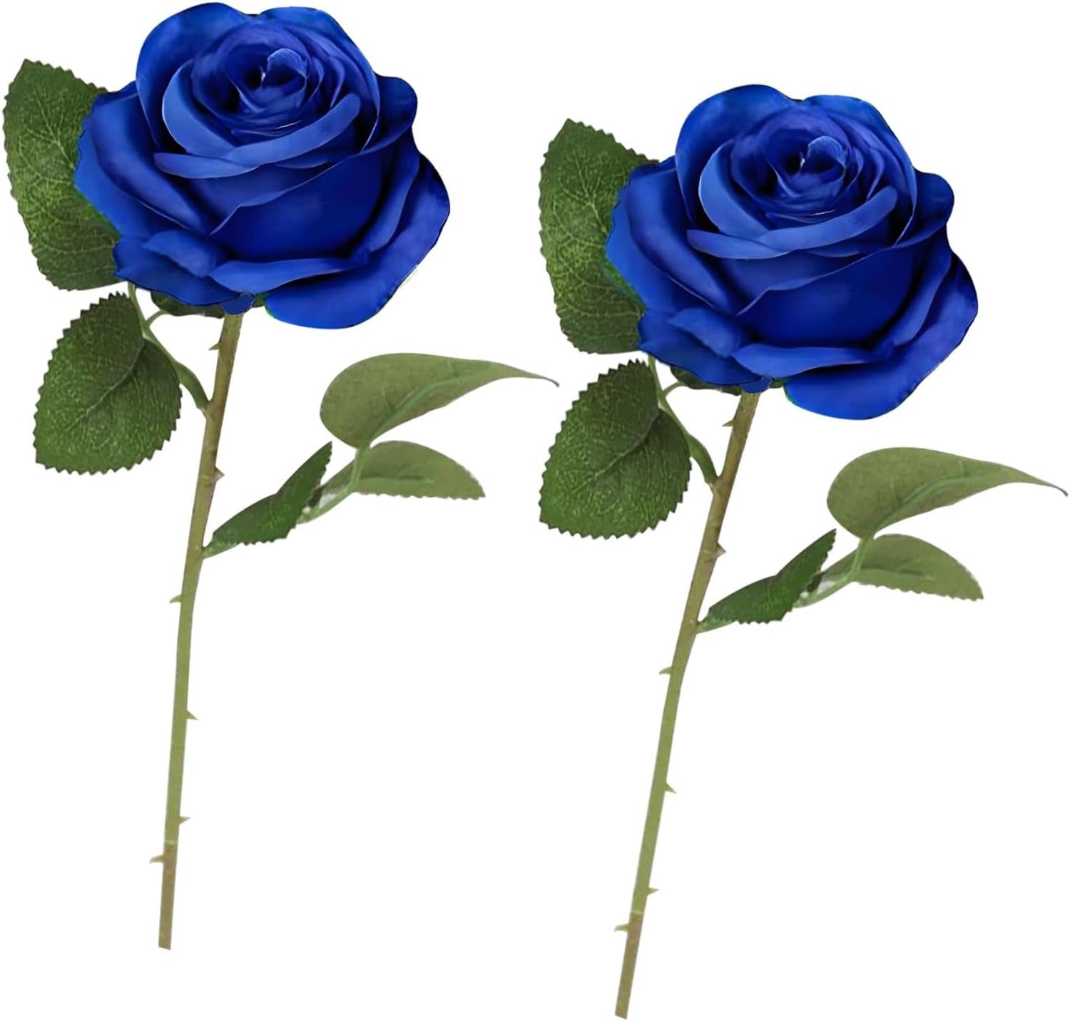 Set van 2 roze kunstmatige rozen voor decoratie van tafelstukken en bloemstukken