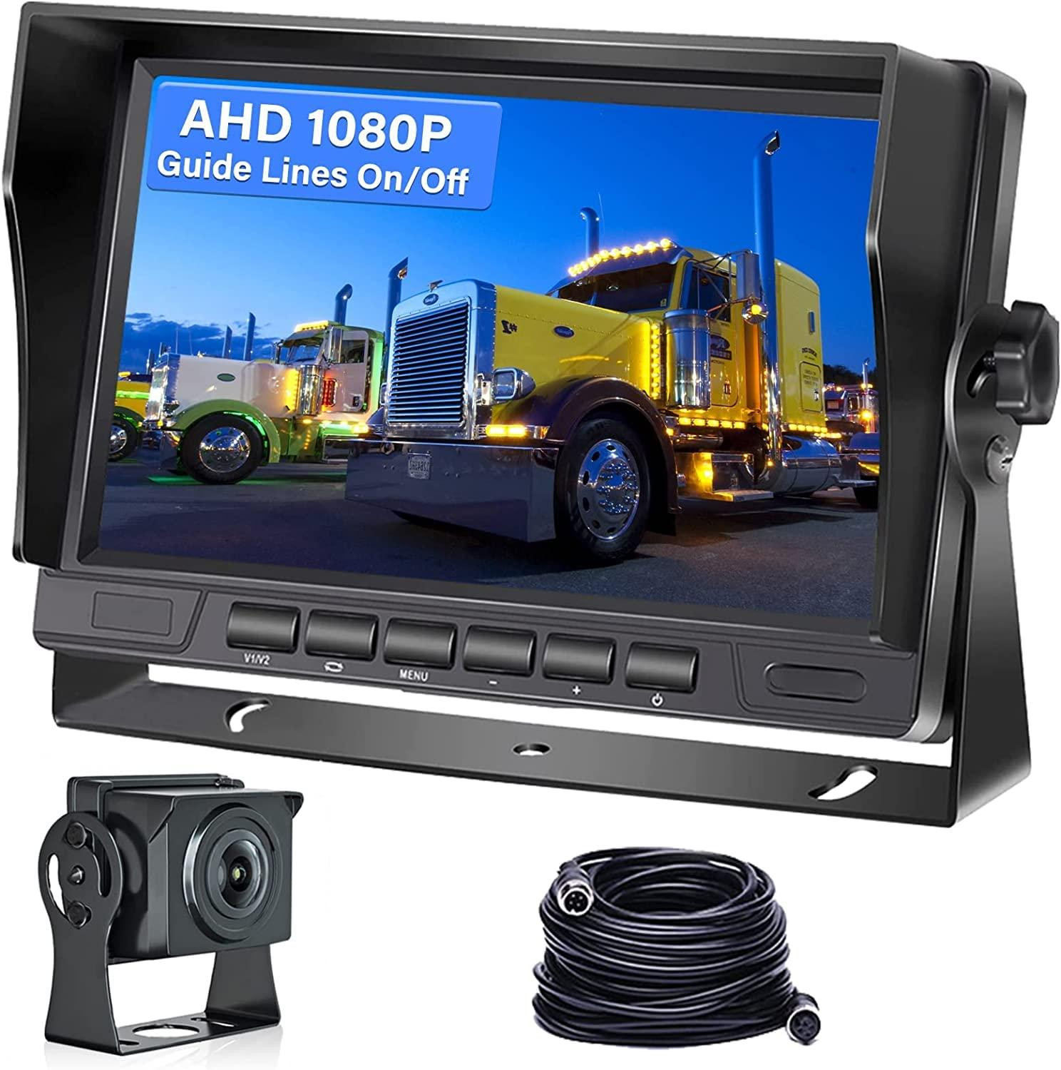 Selius Achteruitrijcamera Set met 7 Inch Scherm en 1080P AHD Camera