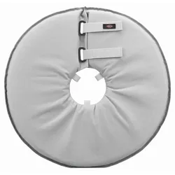 TRIXIE Schutzkragen, Polyester/Schaumstoff, M: 38–42 cm/21,5 cm, grau