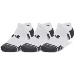 Under Armour 3P Performance Tech Low Socks Weiß Polyester Medium