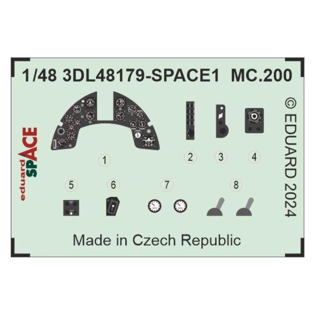Eduard MC.200 SPACE ITALERI (3DL48179)