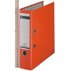 LEITZ Ordner Rückenbreite 8 cm DIN A4 Kunststoff orange