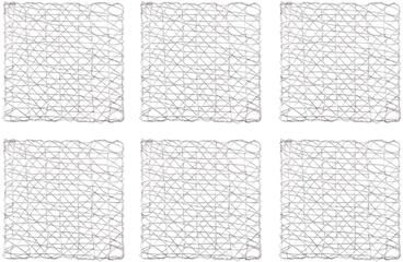 DII Design Imports Woven Paper Kitchen Placemat Set (Set of 6)