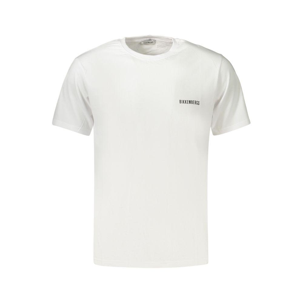 Bikkembergs Witte Katoenen T-Shirt voor Mannen