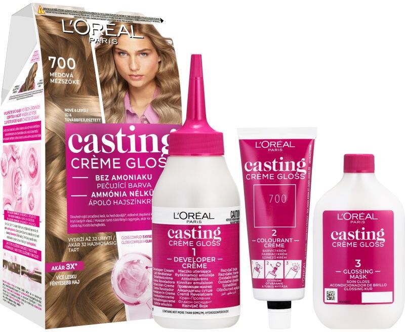 L’Oréal Paris Casting Creme Gloss coloration cheveux teinte 700 Honey 1 pcs