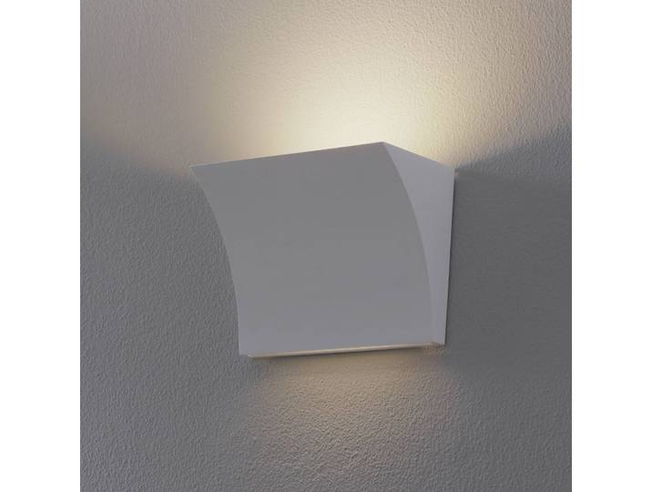 FLOS Designer Wandlampe Pochette, dimmbar, weiß / opal, für Wohn- / Esszimmer, Metall, Design, Wandleuchte, Wandlampe Innen