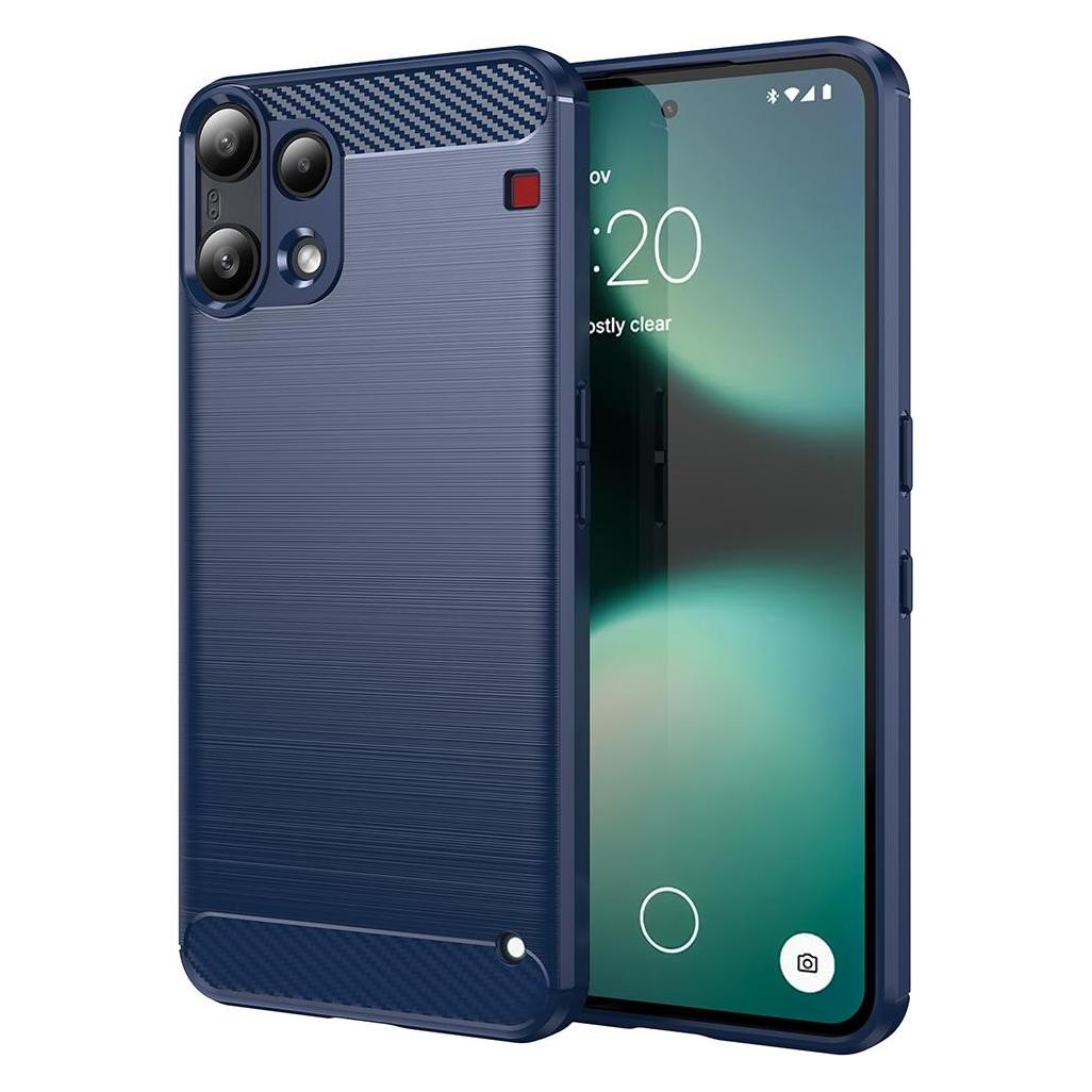 Techsuit - Carbon Silicone - Nothing Phone (3a) Lite - Blue (Nothing Phone (3a)) (65606117)