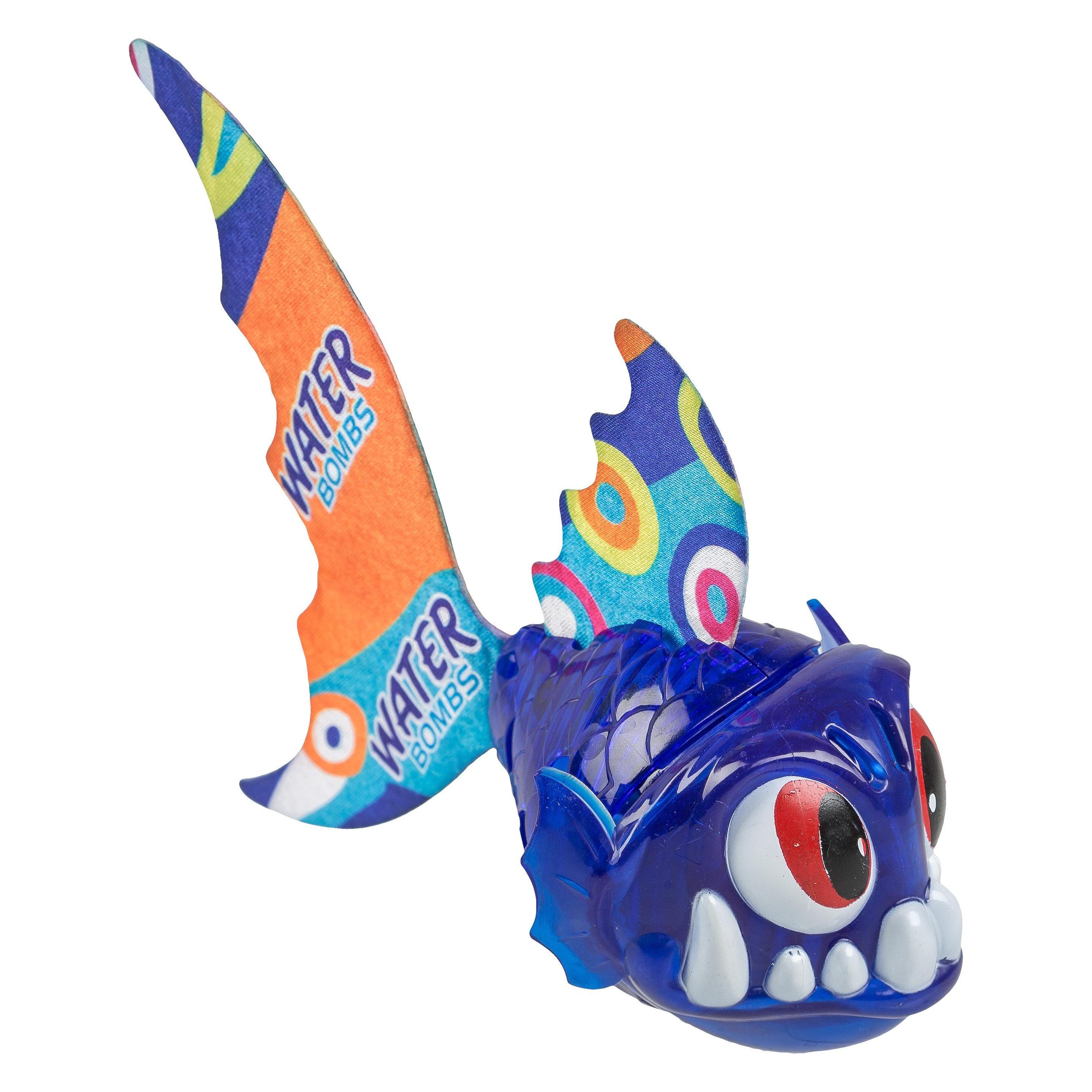 Idena 40008 - LED Tauchfisch mit Leuchtfunktion, blau, farbenfroher Badespass für kleine und grosse Wa (YT1686997)