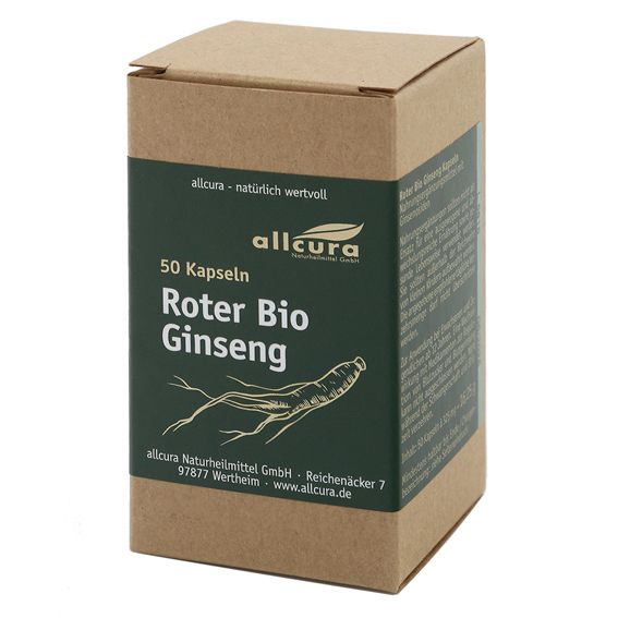 Roter BIO Ginseng Kapseln 50 St