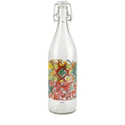 Excelsa Glasflasche Lisbona 100 Cl Bunt
