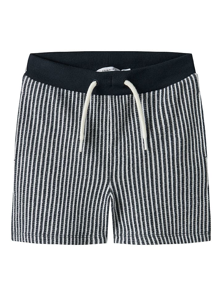 name it Shorts "Hans" in Schwarz/ Weiß - 104