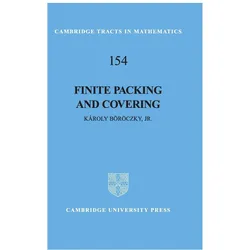 Finite Packing and Covering, Fachbücher von Jr Kssroly B÷r÷czky