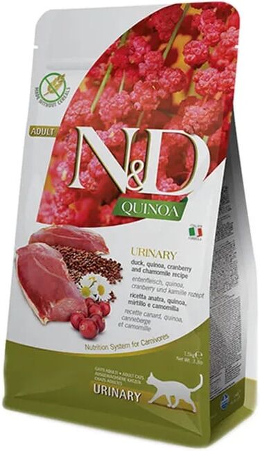 Farmina Ração Gato Adulto ND Quinoa Urinary Pato 1.5 Kg
