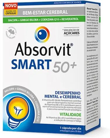 Absorvit SMART50+ CÁPSULAS X30