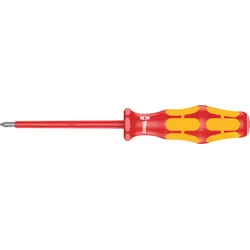 WERA 05006150001 - Schraubendreher Kraftform Plus, Kreuzschlitz (PH), 0