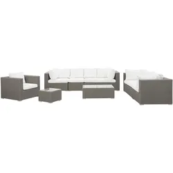 LOUNGE-SET grau modular Maestro