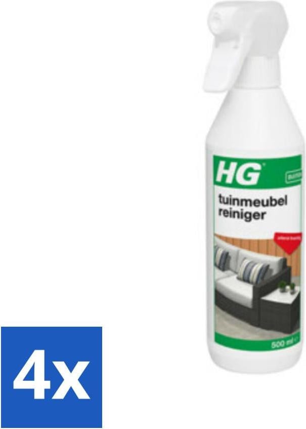 HG Reiniger voor tuinmeubels 500 ml - 4 stuks