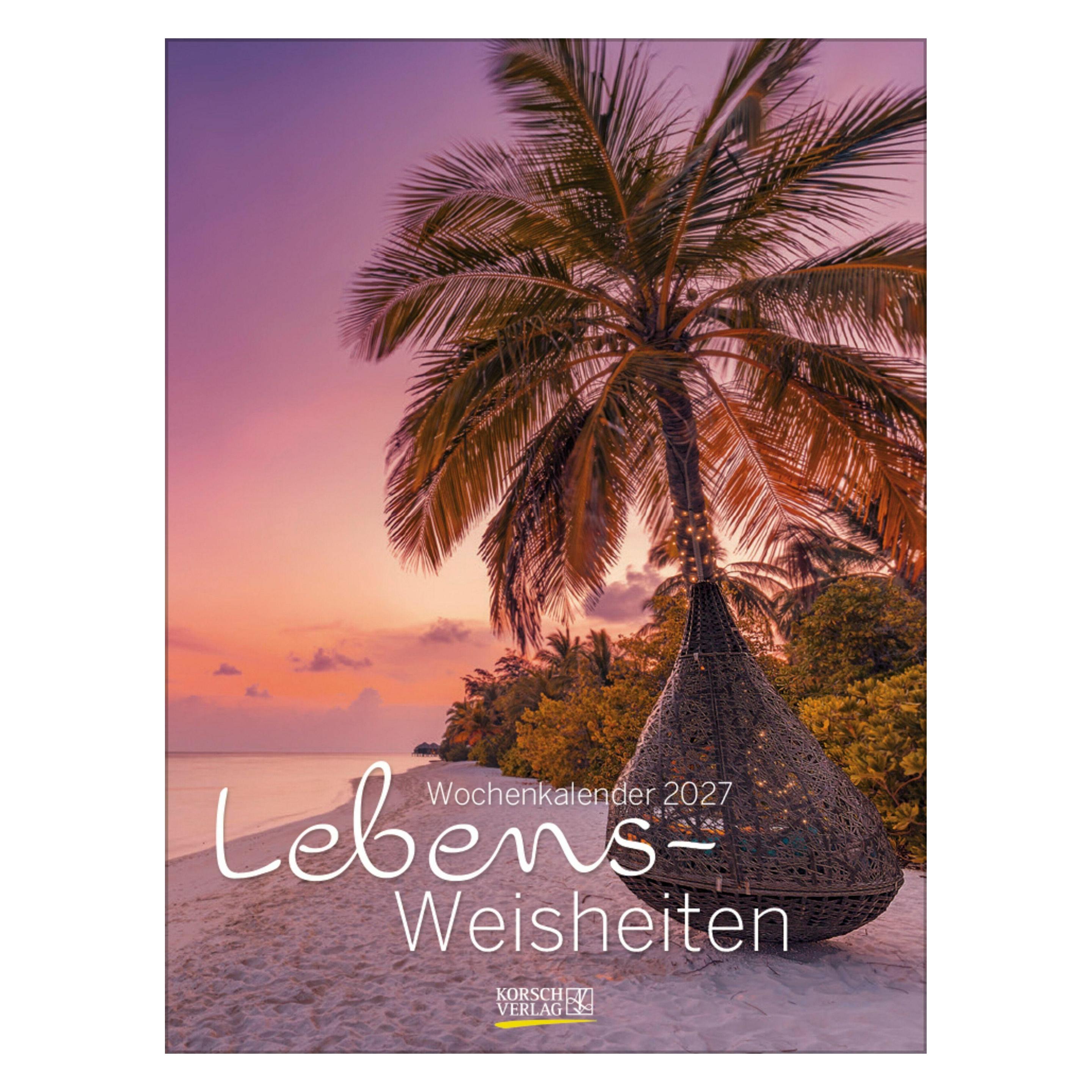Korsch Literaturkalender Lebensweisheiten 2027 (Spezial) (70063495)