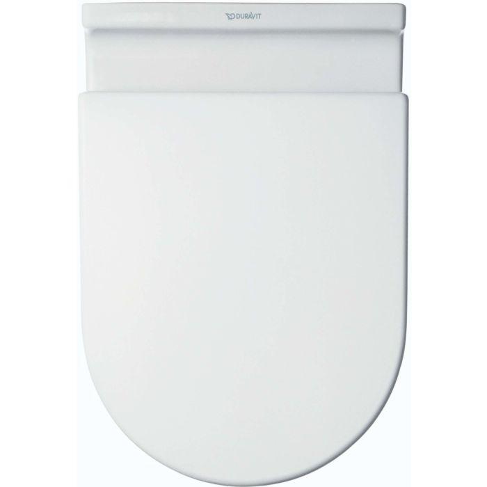 Duravit Strack 3 & Pagette WC Set, weiß mit Wondergliss, WC Sitz mit Softclose
