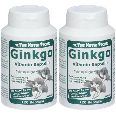Ginkgo 60 mg Extrakt Kapseln 2x 2x120 St