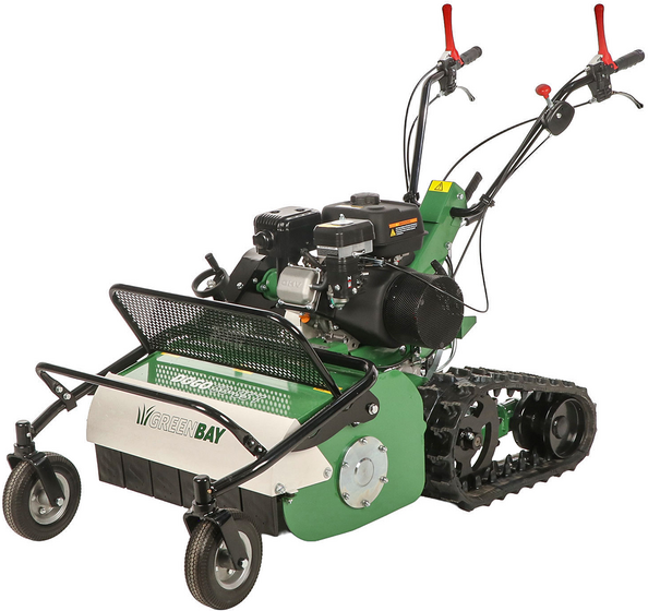 GreenBay DOGO 60-85 T - Tondeuse débroussailleuse professionnelle sur chenilles - Loncin LC175F-2