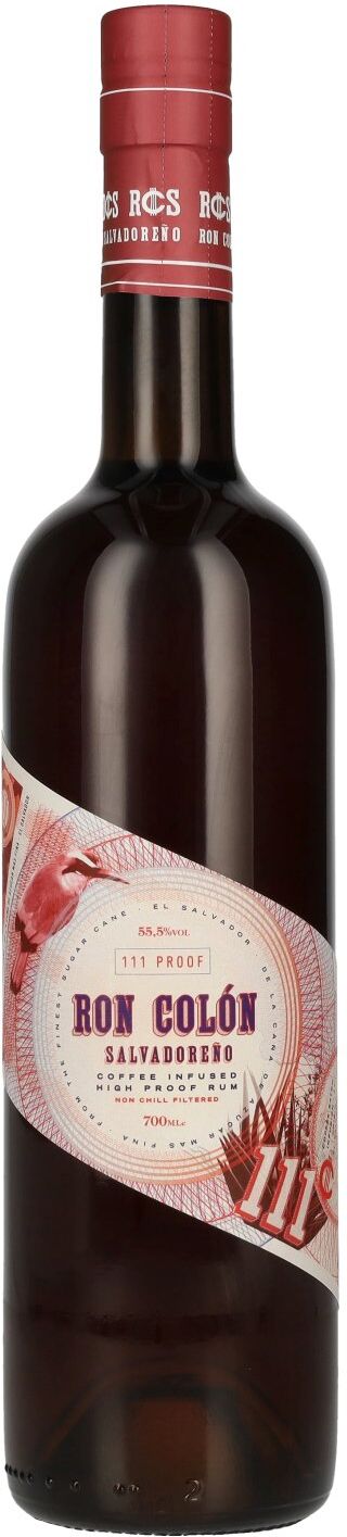 Ron Colón Salvadoreño COFFEE INFUSED High Proof Rum 55,5% Vol. 0,7l