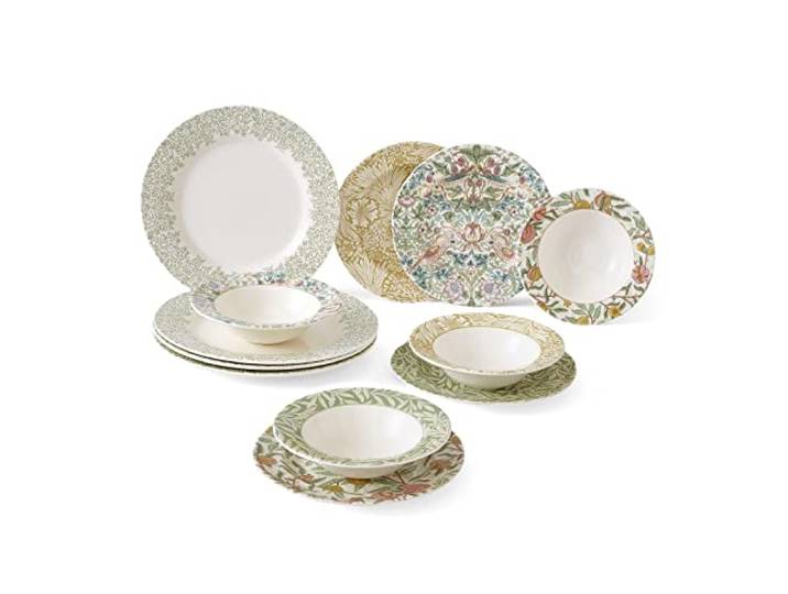 Spode Morris & Co Tafelservice, 12-teilig