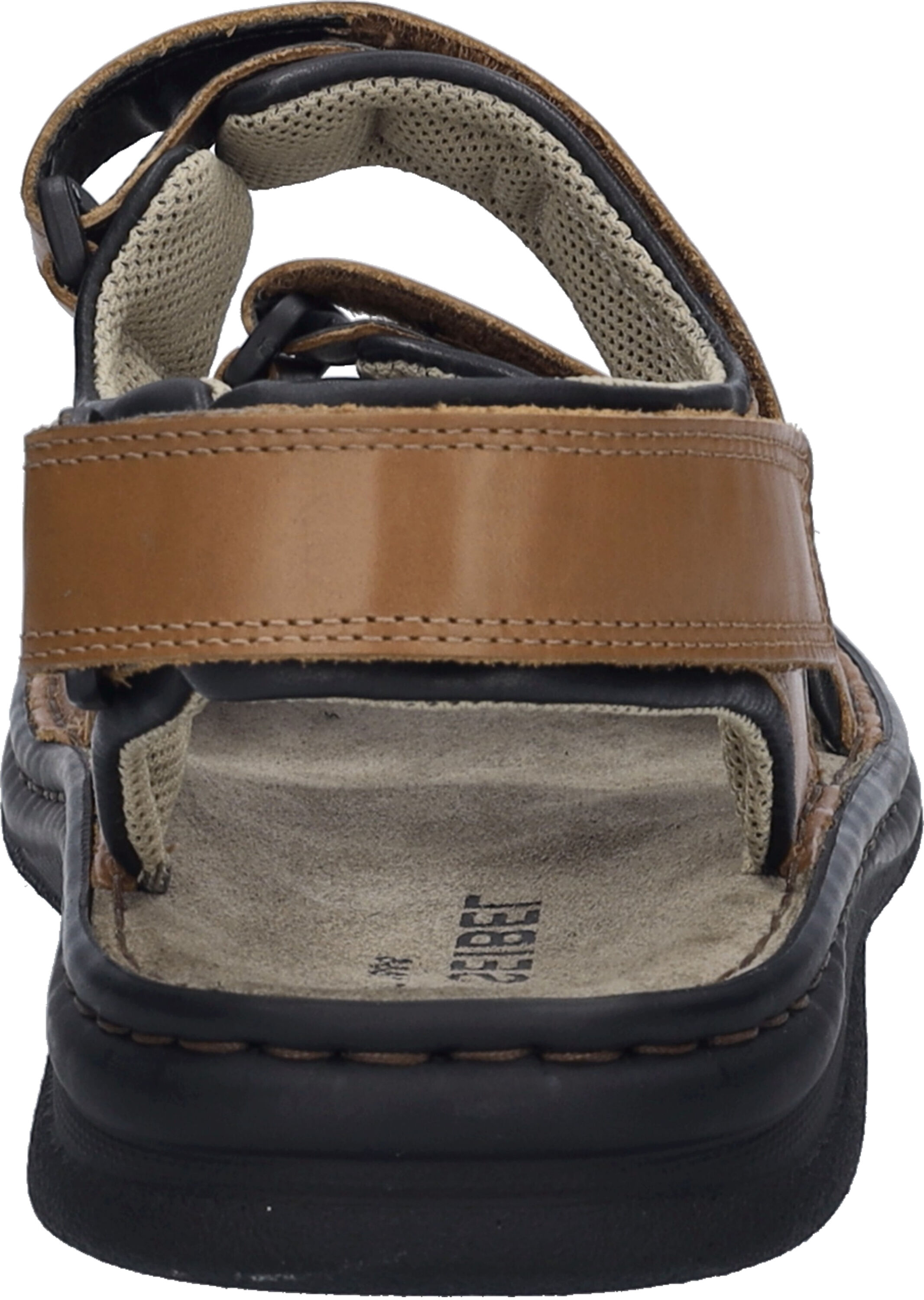 Sandale JOSEF SEIBEL "Rafe, cognac", Herren, Gr. 45, braun (cognac), Obermaterial: 100% Rindsleder Leather cow., Schuhe Sandale