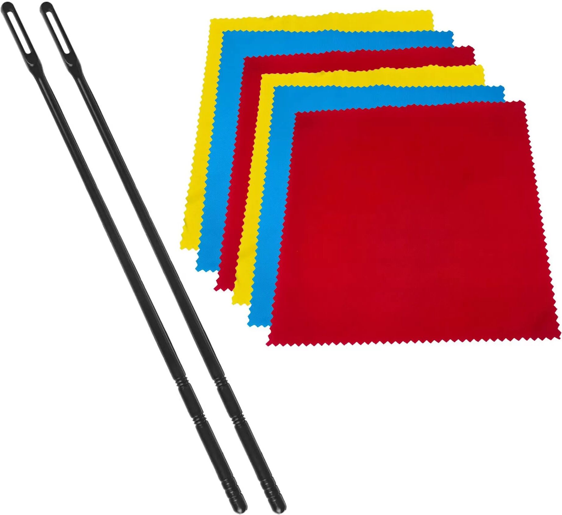 INF Kit de nettoyage pour flûte avec tige et chiffon de nettoyage Multicolore