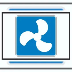HB-Druck Motorboote erlaubt Symbol A1 (594x841mm)