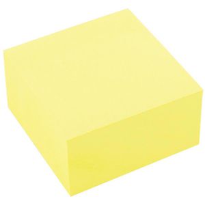 D.RECT Haftnotizen Super Sticky Notes, 9326, gelb, 76 x 76mm, selbstklebend, 400 Blatt