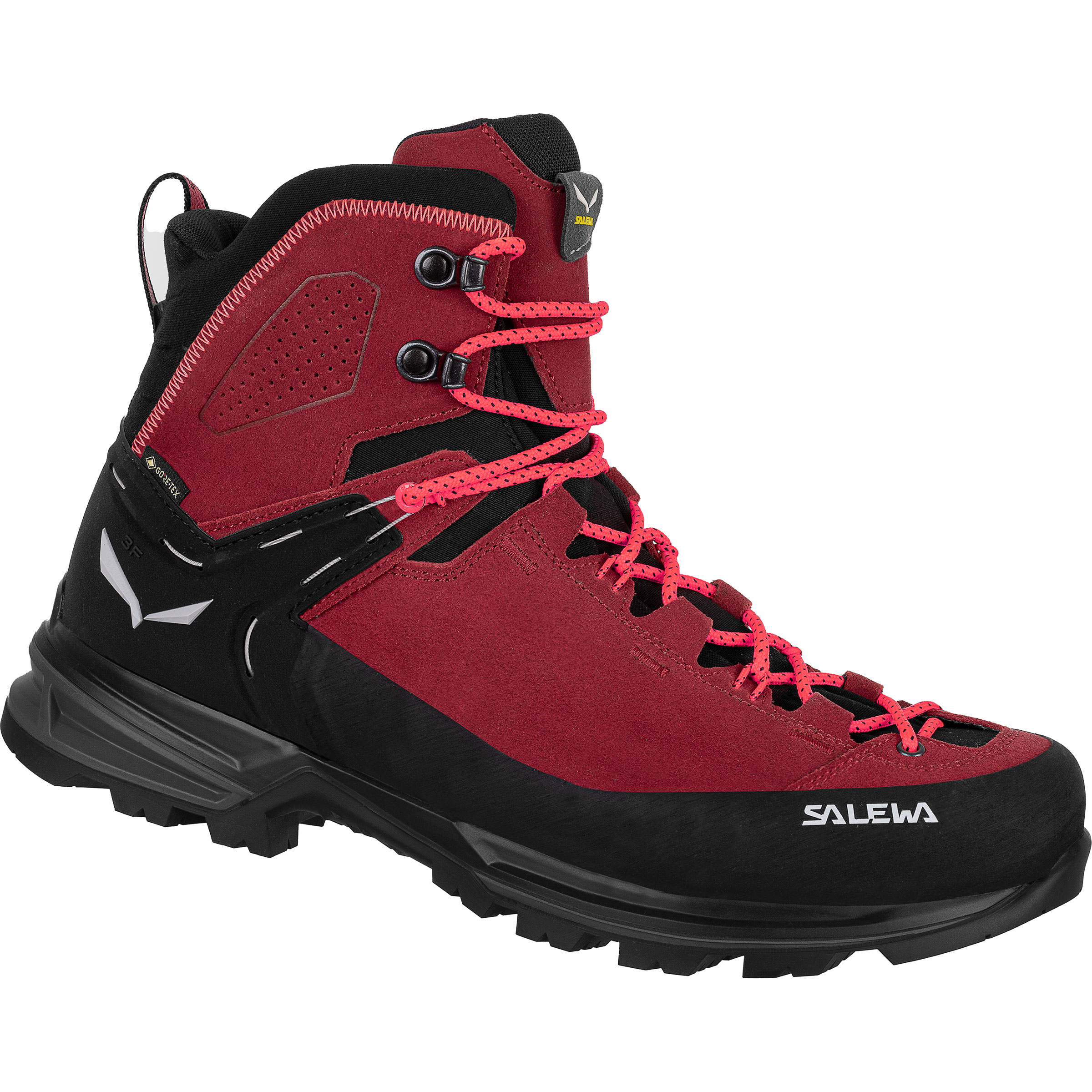 Salewa MTN Trainer 2 Mid GTX Damen Wanderschuhe rot Größe 42.5 Camping Wasserdicht