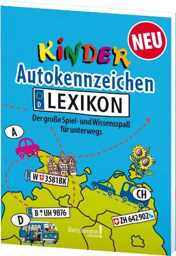 Kinder Autokennzeichen Lexikon: Der große Spiel- und Wissensspaß für unterwegs - Preis vom 18.10.2026 19:22:15 h