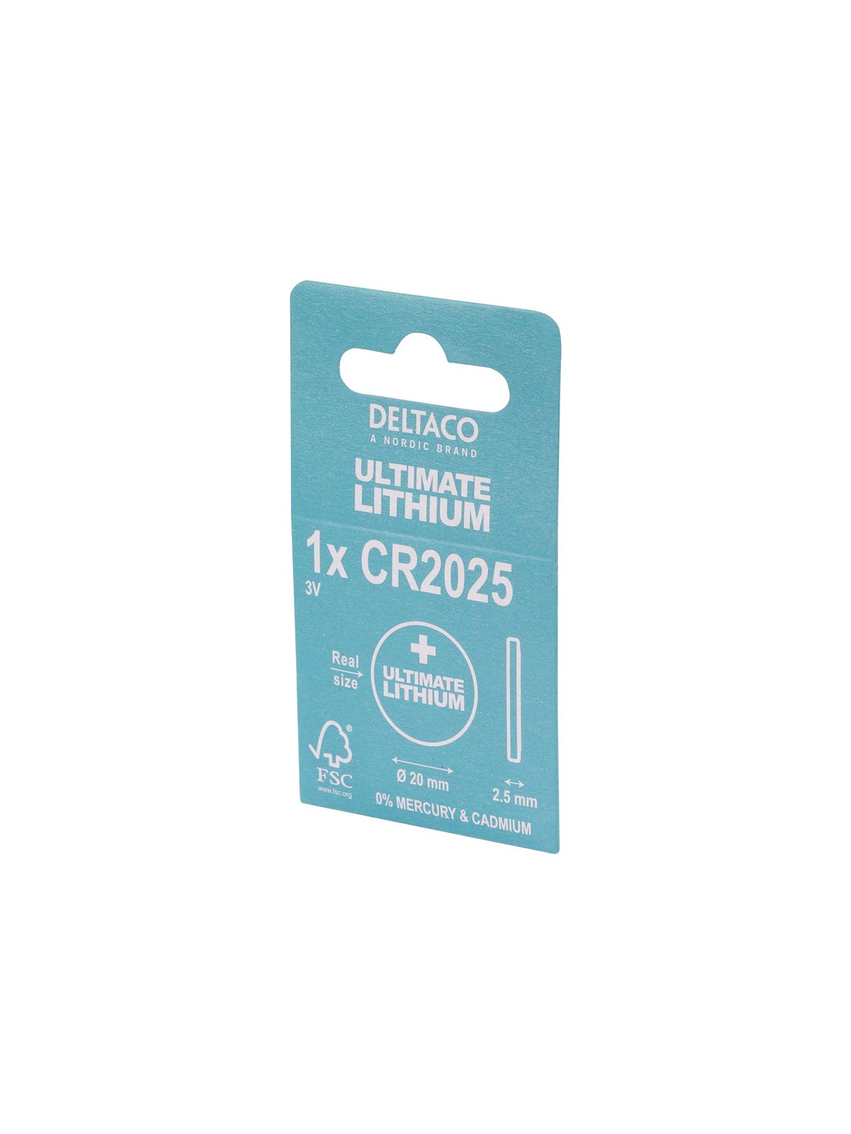 Deltaco Ultimate battery x CR2025 - Li