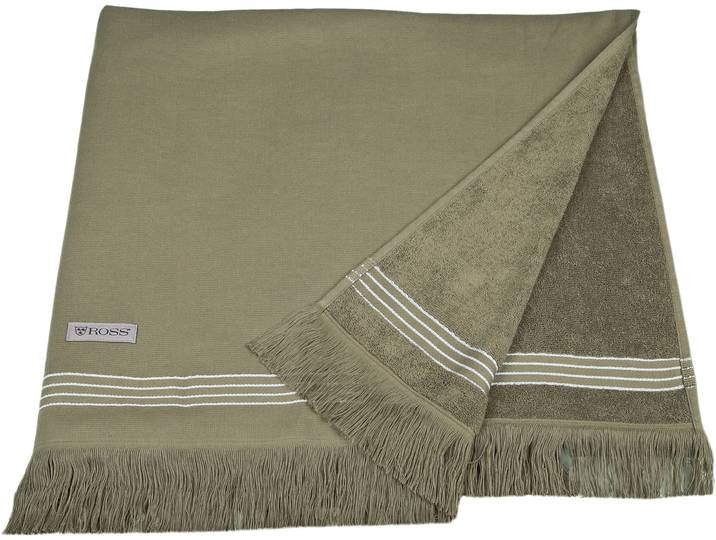 Hamamtuch ROSS Hamam , grau (flanell), B:90cm L:180cm, Hamam Frottier, Hamam Frottier, Handtücher, Hamamtuch, idealer Begleiter für Strand, Sauna oder Wellnessbereich