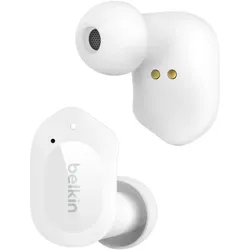 Belkin SoundForm Play True Wireless In-Ear Kopfhörer mit Mikrofon, weiß