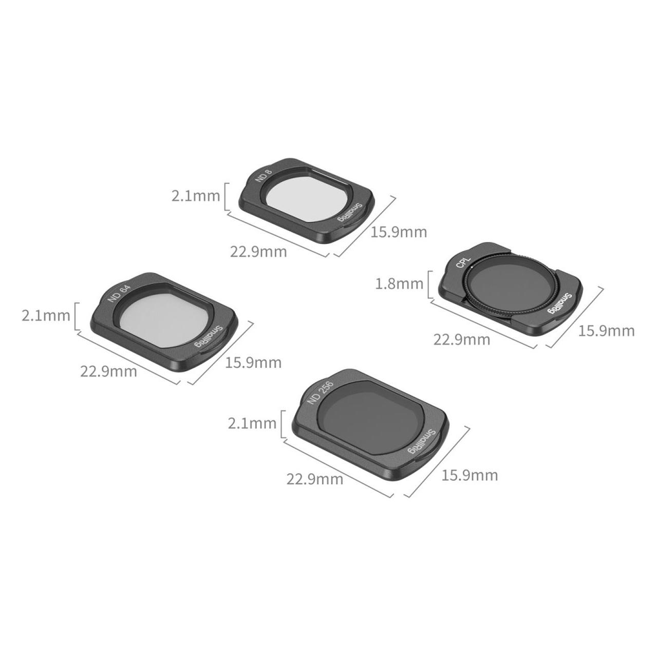 SmallRig 4774B Filter-Set für DJI Osmo Pocket 4 / 3 (4774B)