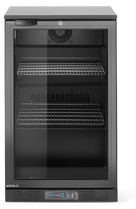 Kühlschrank hinten mit einer Tür, Arktic, 86L, Schwarz, 230V/120W, 500x530x(H)870mm