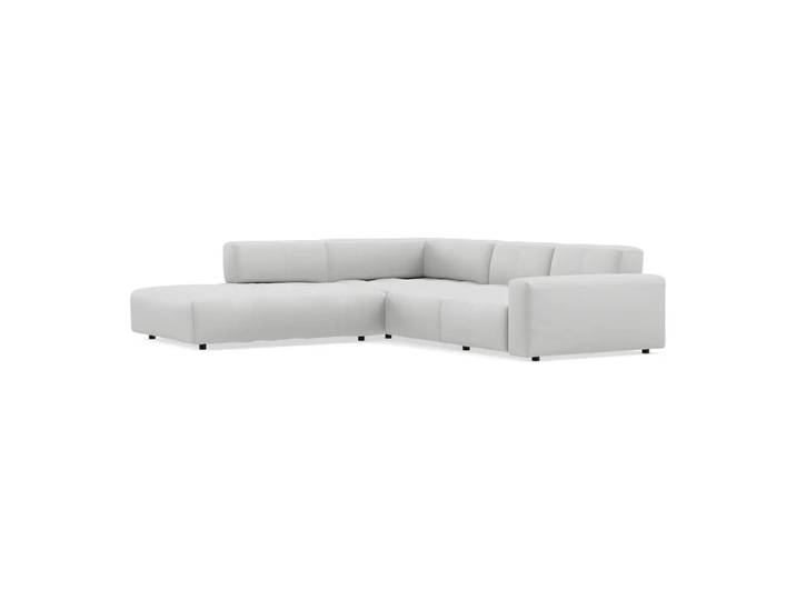 Ecksofa Pensacola 2.0, Edition, kat. j, mercury light grey, Leder