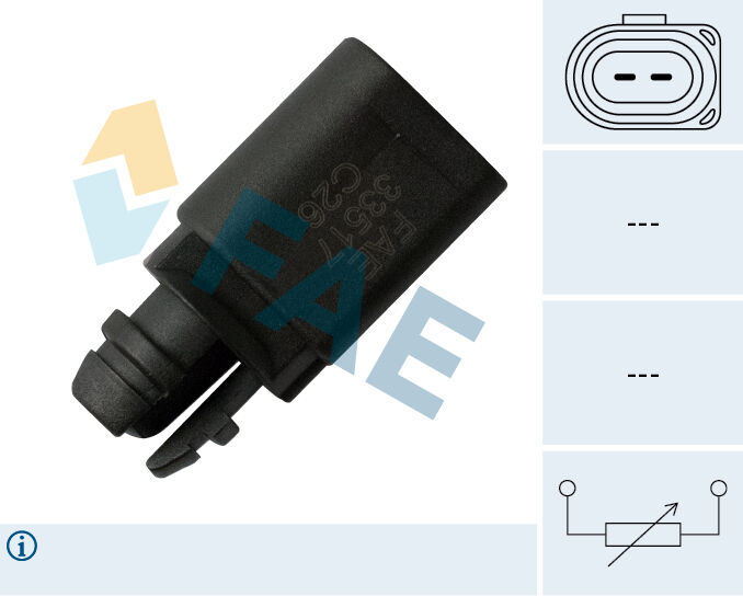 Fae Sensor, Außentemperatur 33517 Für Vw