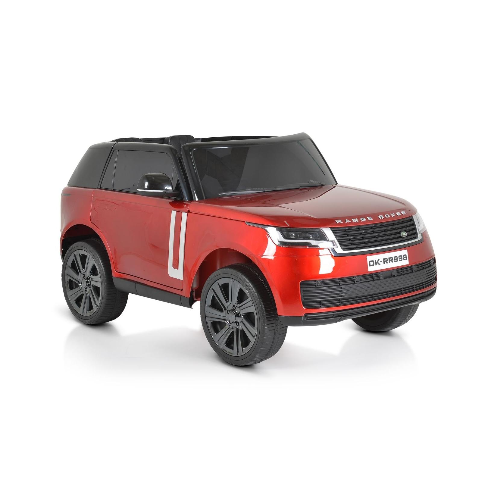 Moni Kinder Elektroauto Range Rover SUV metallic Fernbedienung Gurt EVA-Reifen rot