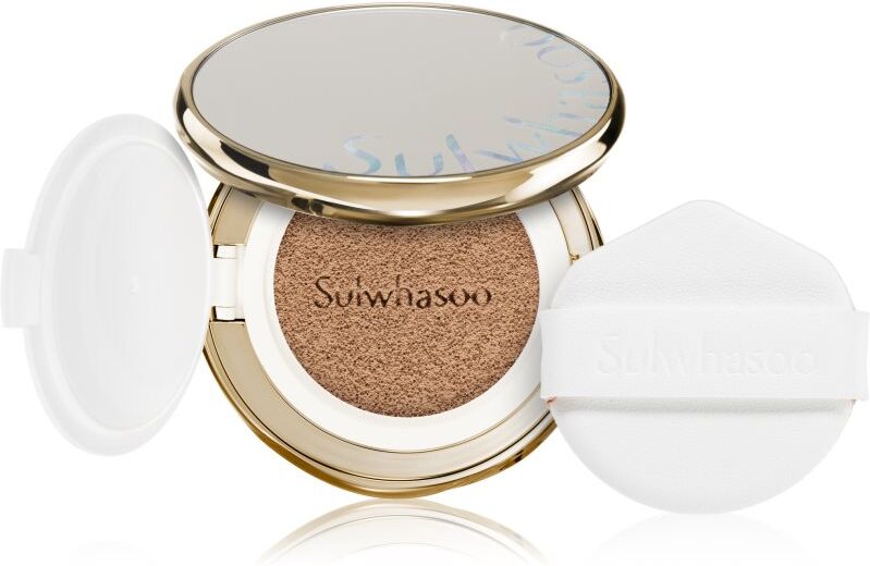 Sulwhasoo Perfecting Cushion long-lasting cushion foundation SPF 50+ + one refill shade 23N1 Sand 2x15 g