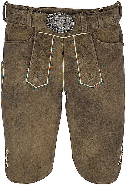 SPIETH & WENSKY Lederhose Bisam braun   56 56