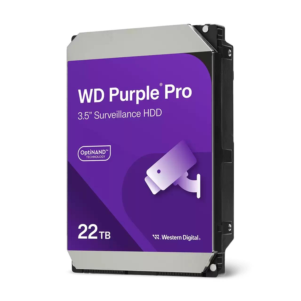 Western Digital WD Purple Pro Surveillance Festplatte - 22 TB WD221PURP