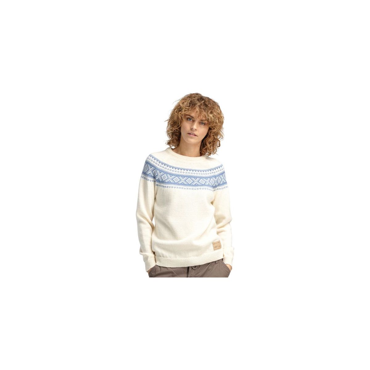 Dale of Norway Vågsøy Feminine Sweater offwhite blueshadow (A01) L 95381-A01-L