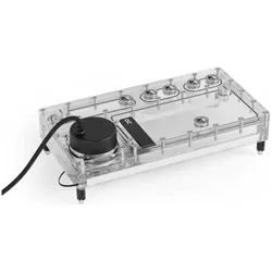 Alphacool AGB Core Distro Plate 280 Links VPP/D5 mit VPP Apex Pumpe, Wasserkühlung Pumpe